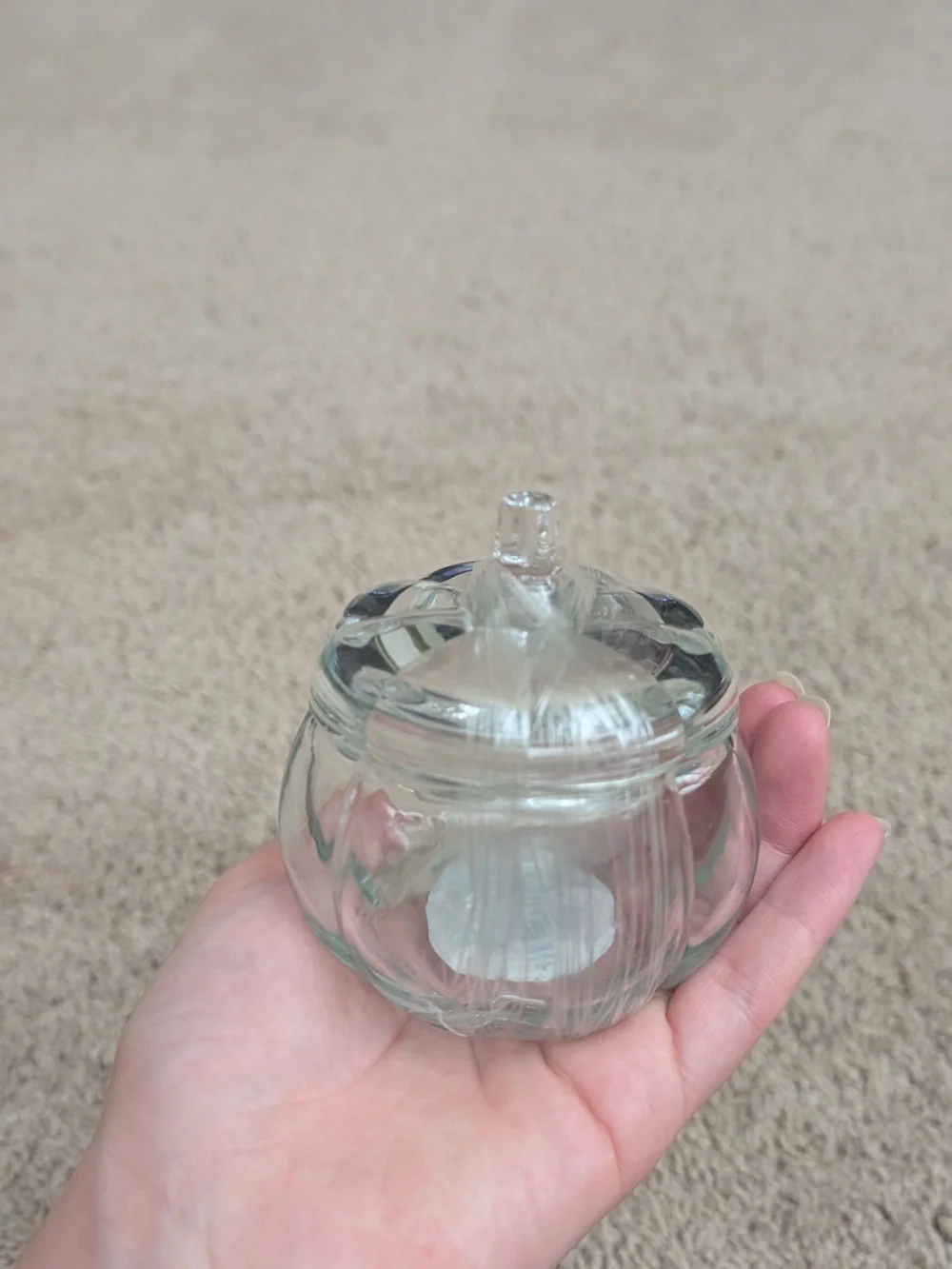 Clear Glass Lidded Candy Jar - Home Accents